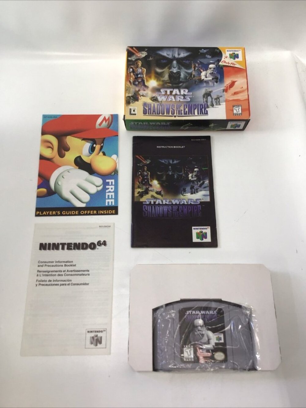 Star Wars Shadows of the Empire Nintendo 64 CIB w/ Manual NTSC-U/C (1996)